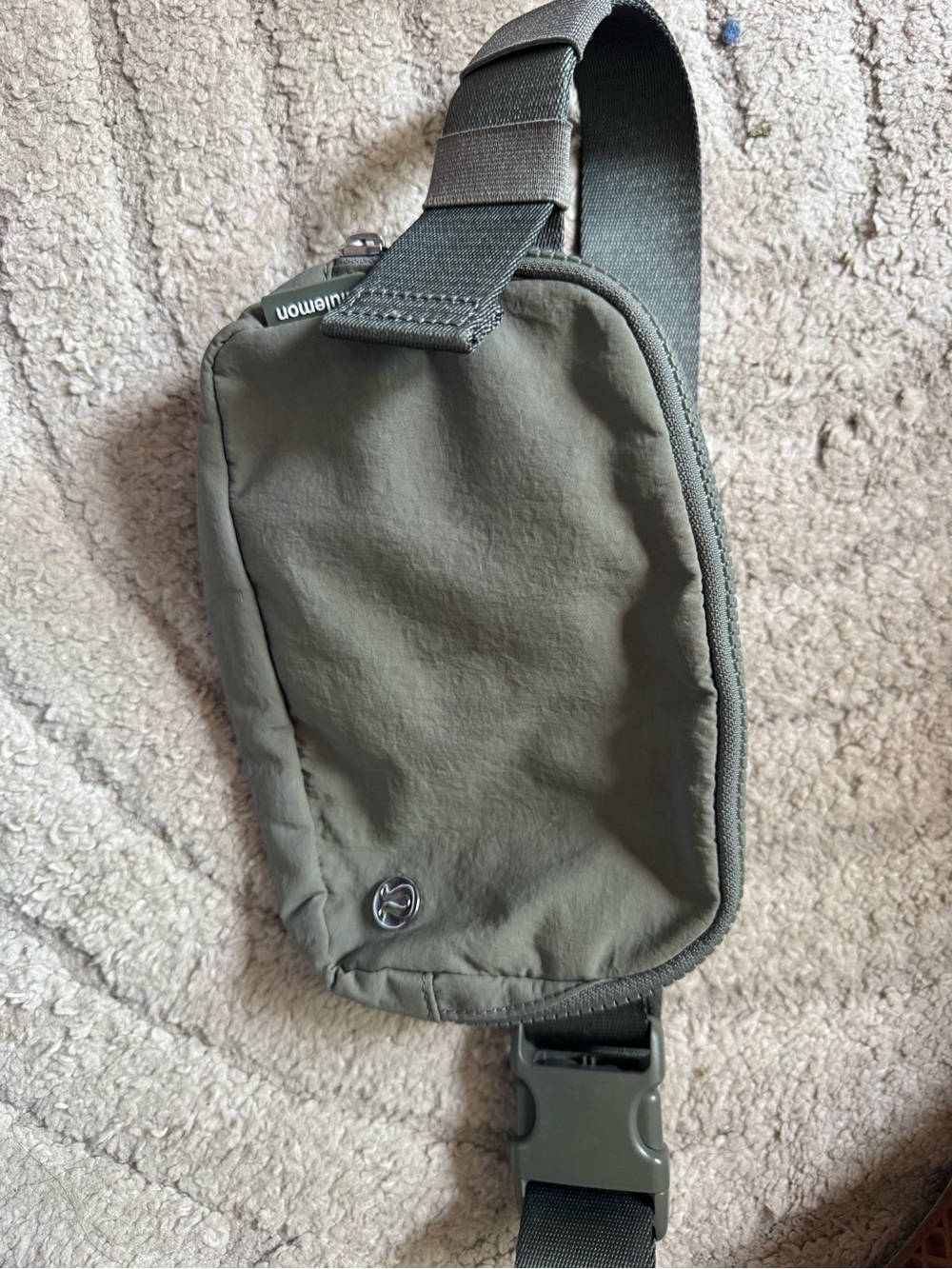 Olive Green Lululemon Belt Bag - Compact Crossbody Pack